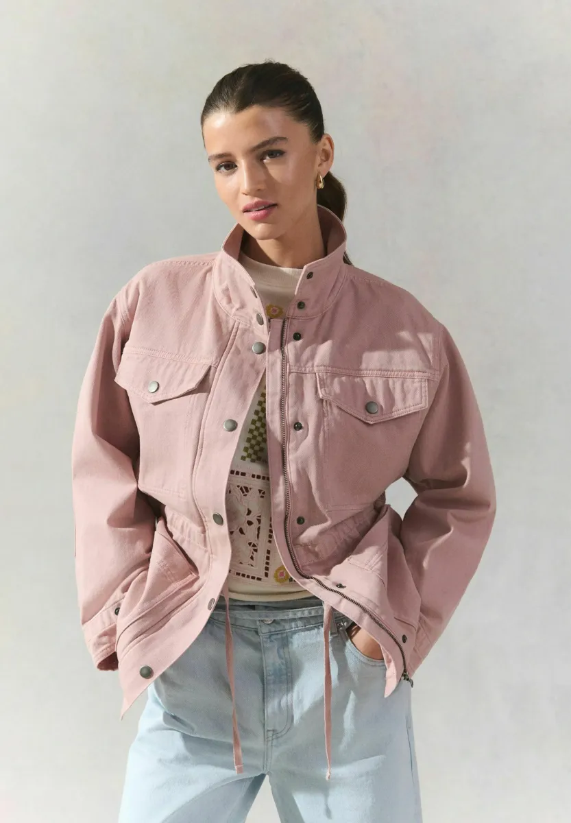 UTILITY - Jeansjacke - pink