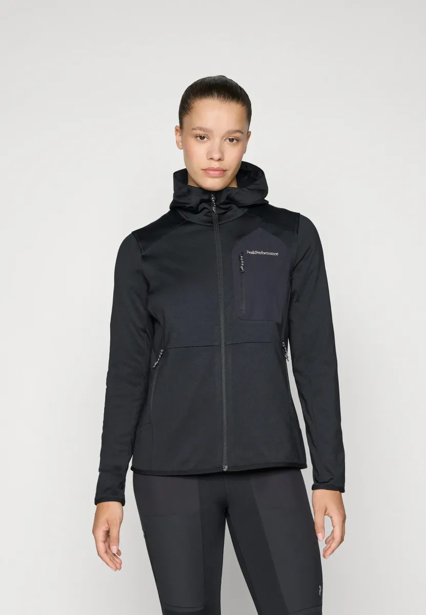 UTILITY LIGHT ZIP HOOD - Sweatjacke - black