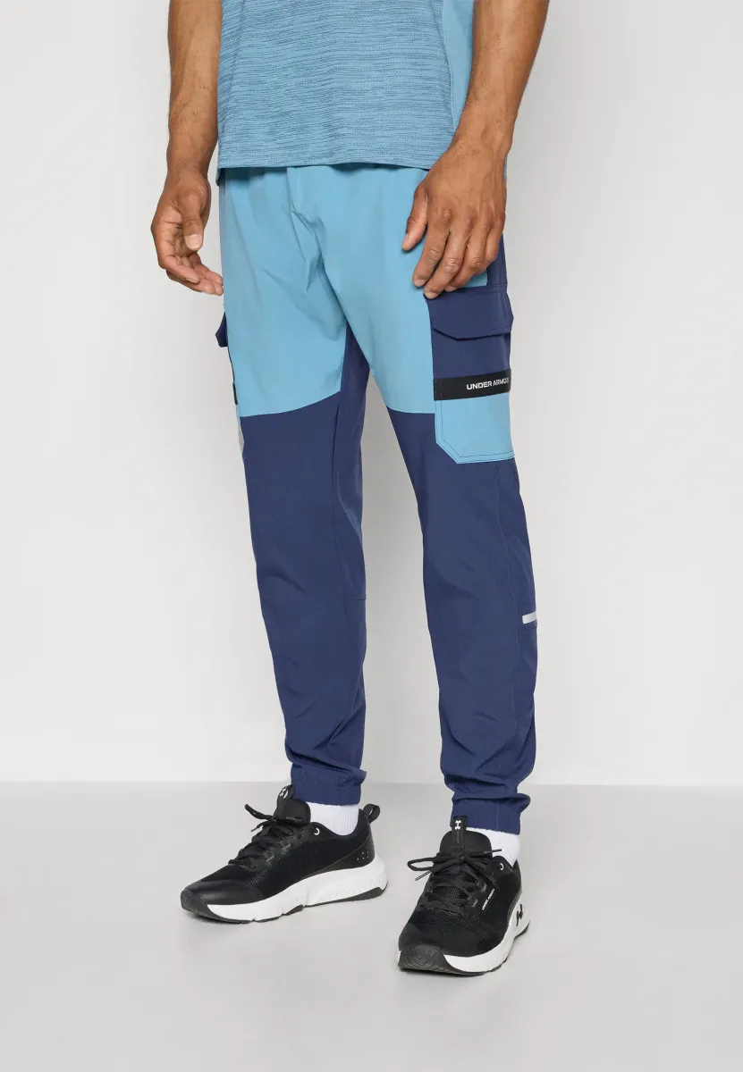 UTILITY PANT - Jogginghose - washed navy/blue smoke/black