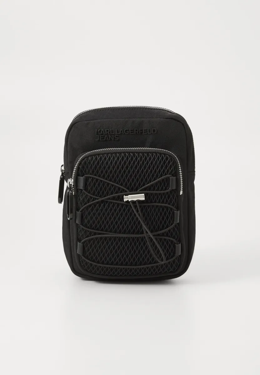 UTILITY STRING SLING BAG - Umhängetasche - black
