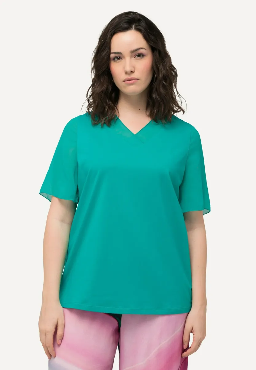 V-NECK  - Bluse - turquoise