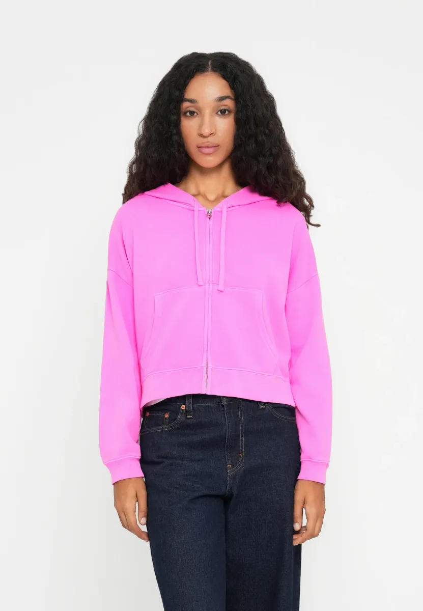 V-NL ICON FULL ZIP - Sweatjacke - bright pink neon