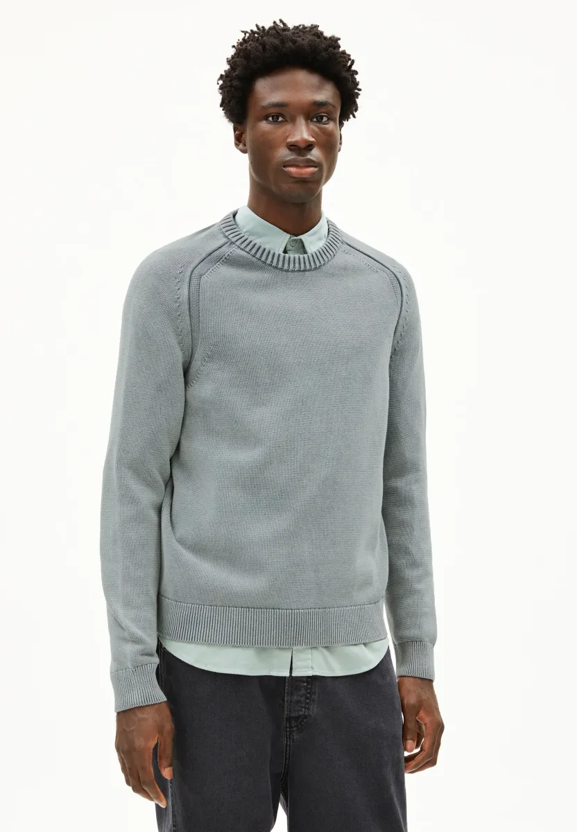 VAANJO GMT DYE - Strickpullover - space steel