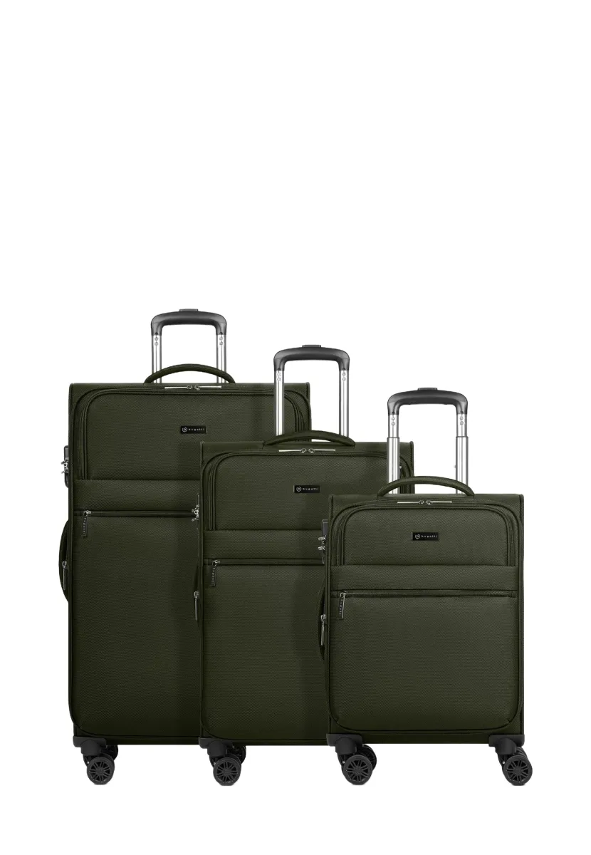 VALENCIA SOFT SET 3-TEILIG MIT DEHNFALTE - Kofferset - olive