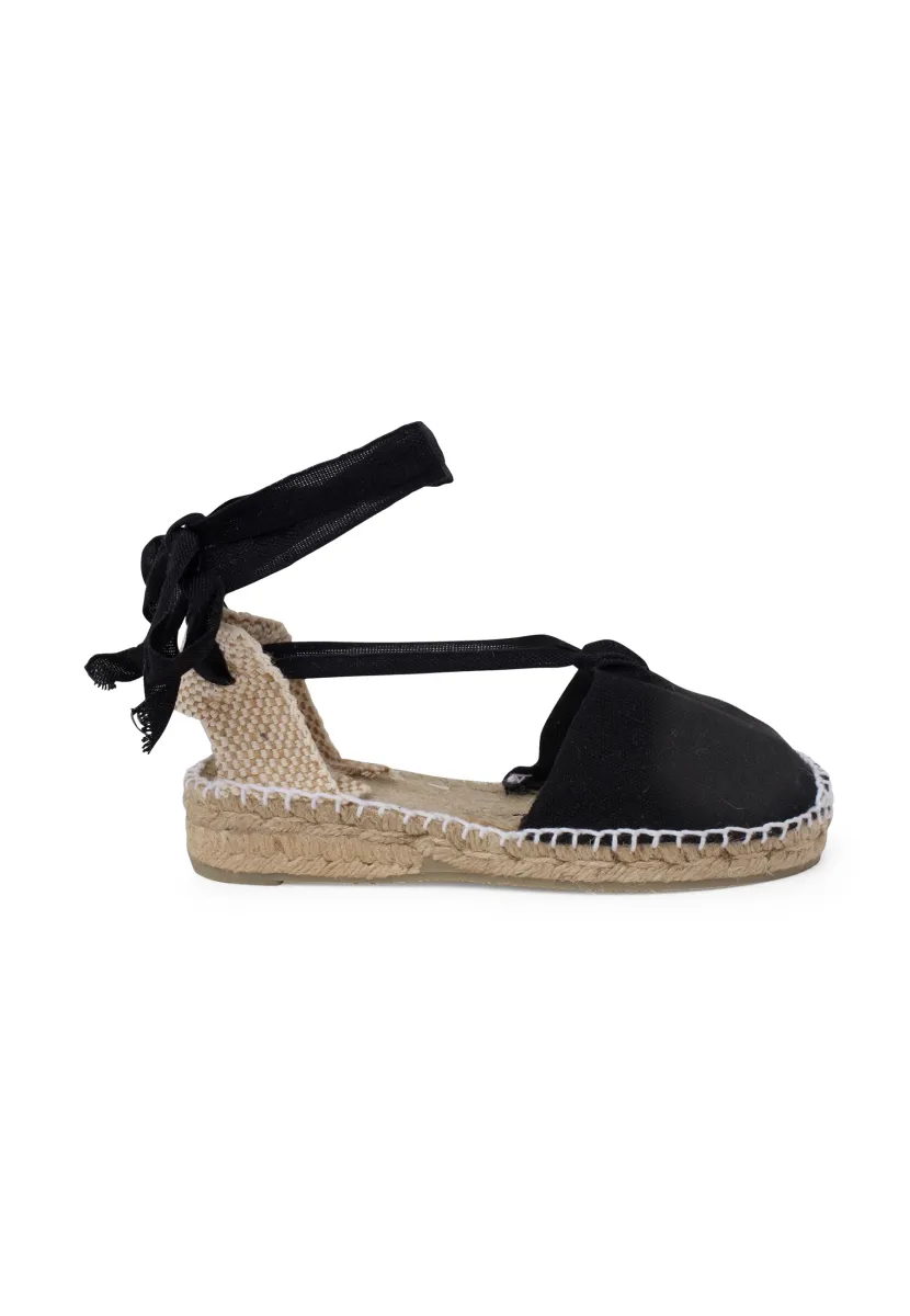 VALENCIANAS LISAS - Riemensandalette - black