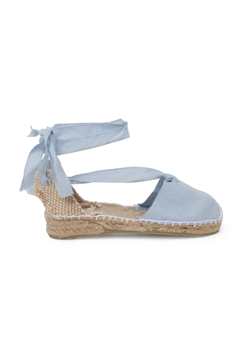 VALENCIANAS LISAS - Riemensandalette - celeste
