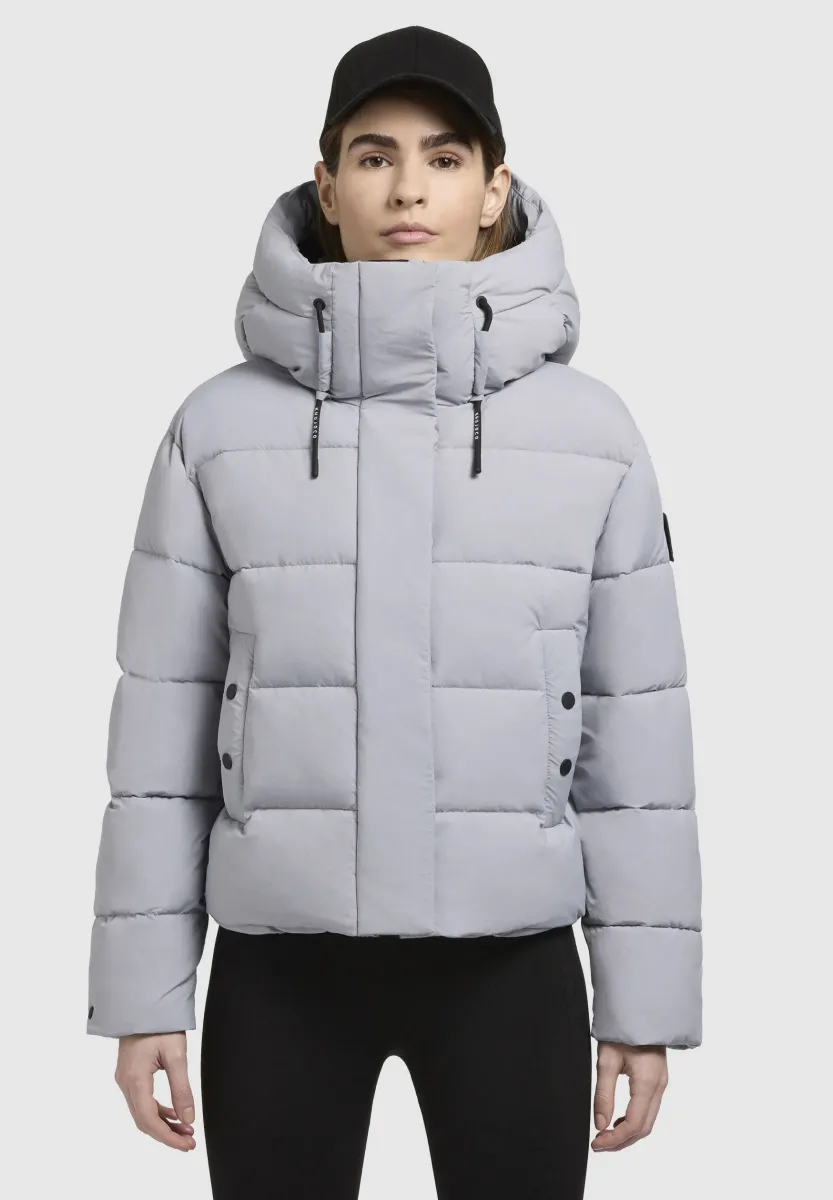 VALINA - Winterjacke - graublau hell