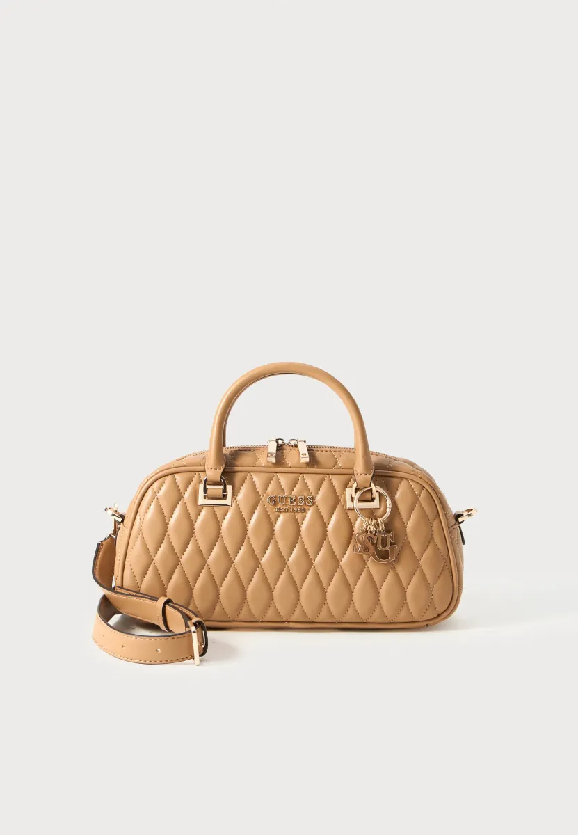 VALLA SMALL SATCHEL - Umhängetasche - beige