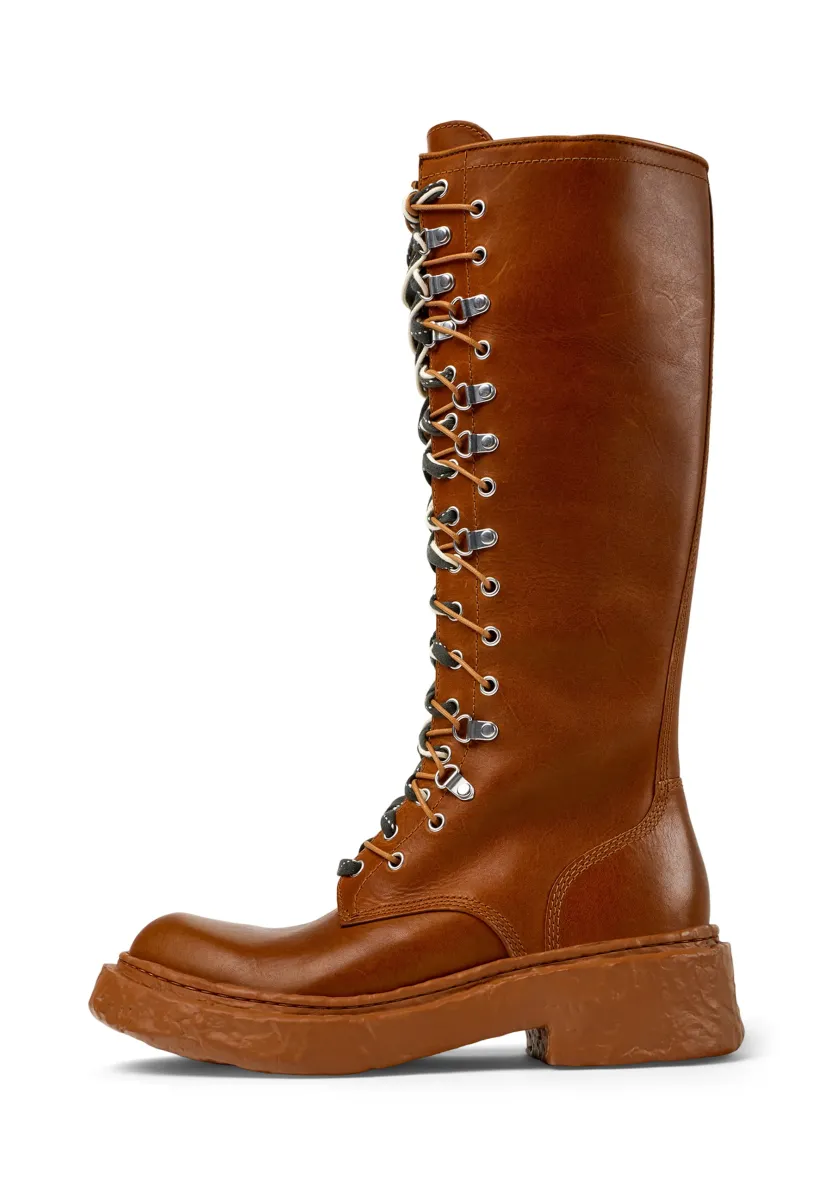 VAMONOS - Plateaustiefel - mittelbraun