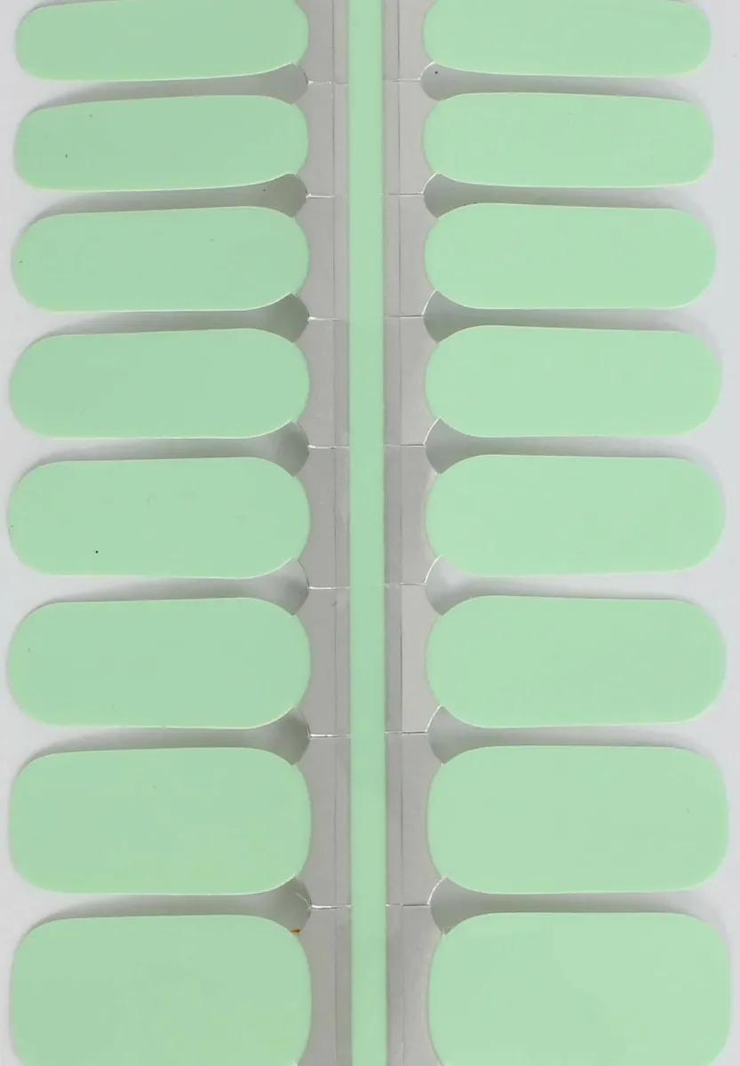 VARGU LAUED NAGELFOLIEN SOLID  - Nagelsticker - mint unicorn