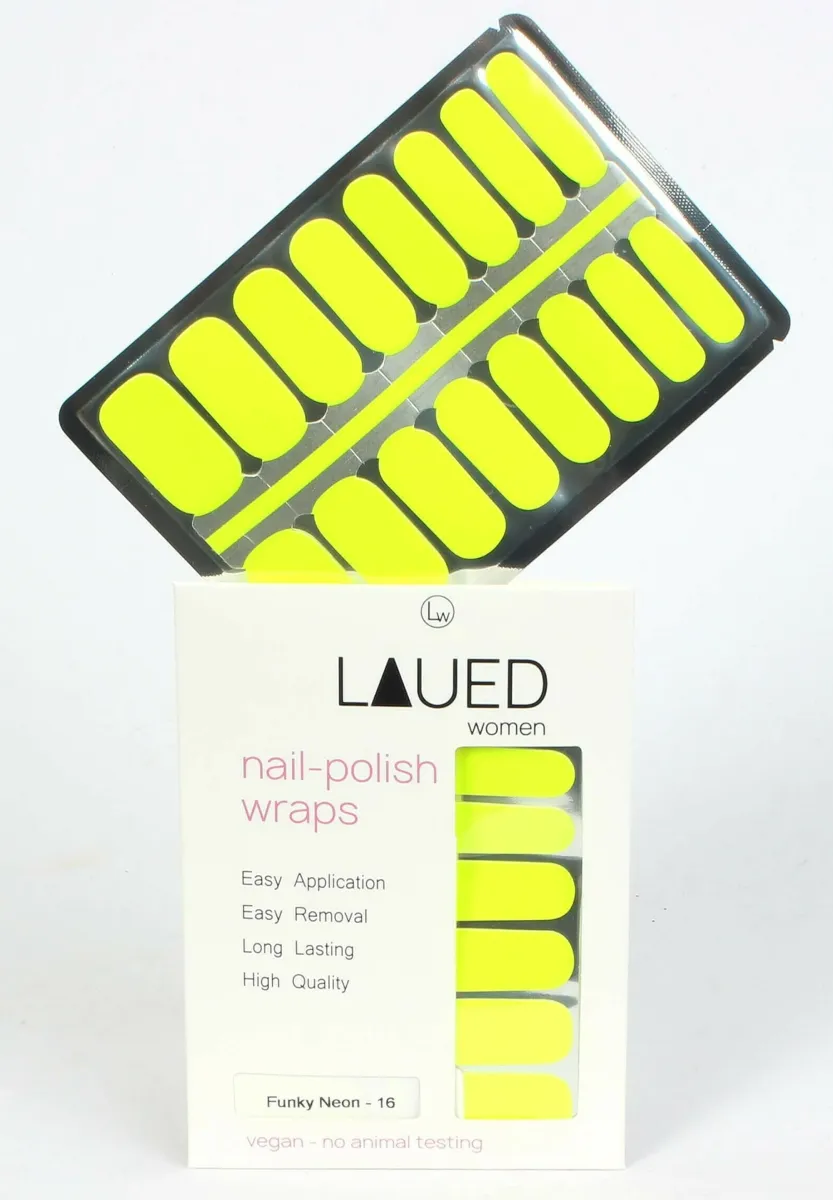 VARGU LAUED NAGELFOLIEN SOLID NEON - Nagelsticker - funky neon