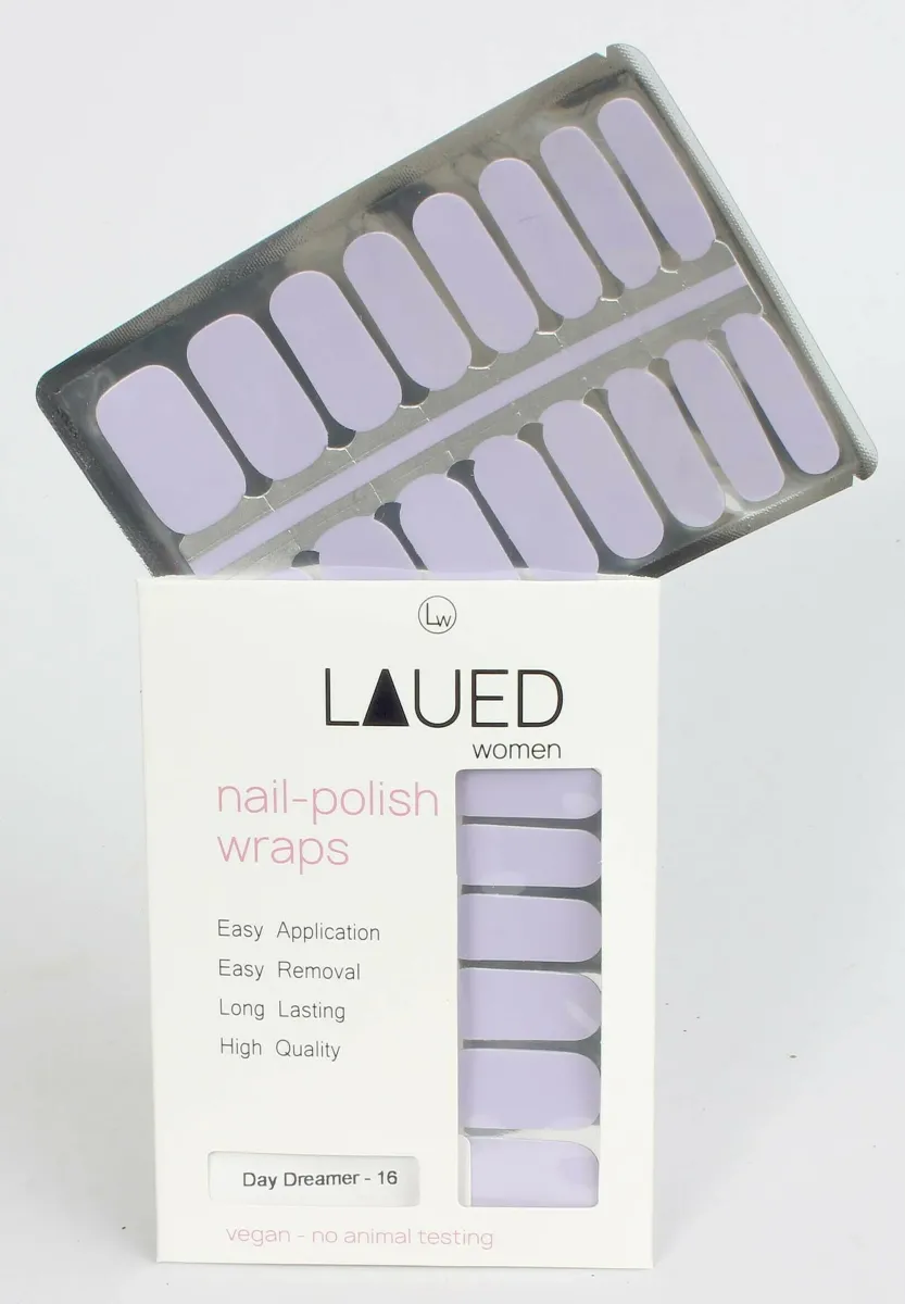 VARGU LAUED NAGELFOLIEN SOLID PURPLE - Nagelsticker - day dreamer