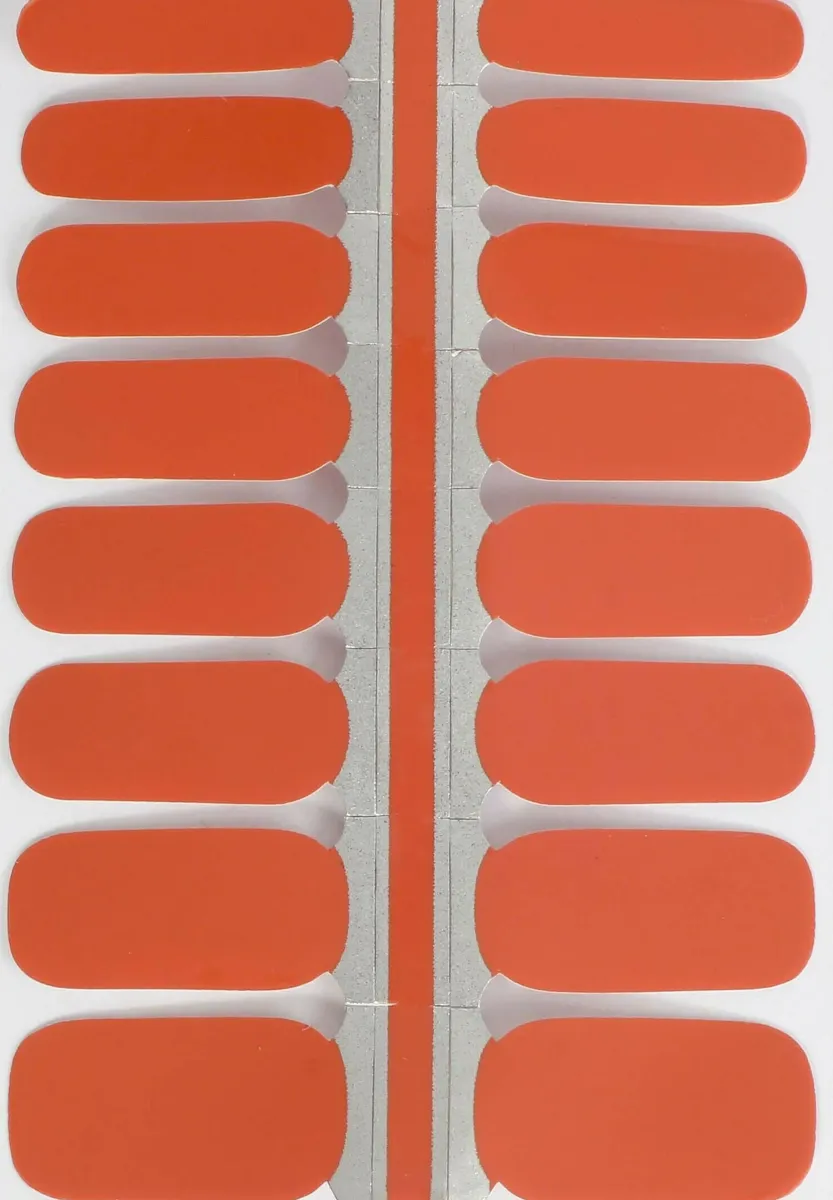 VARGU LAUED NAGELFOLIEN SOLID STATEMENT - Nagelsticker - creamy red beauty