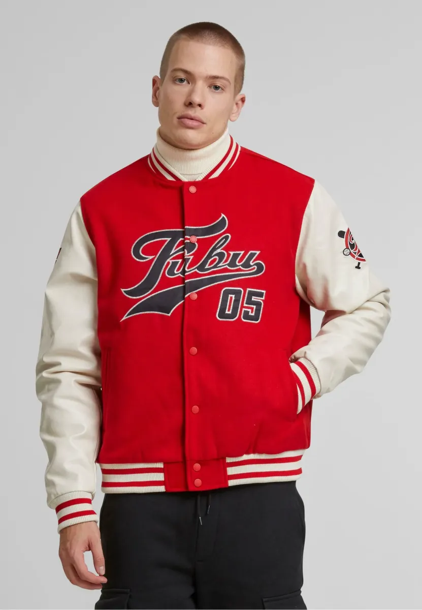 VARSITY BLOCK COLLEGE - Bomberjacke - red offwhite