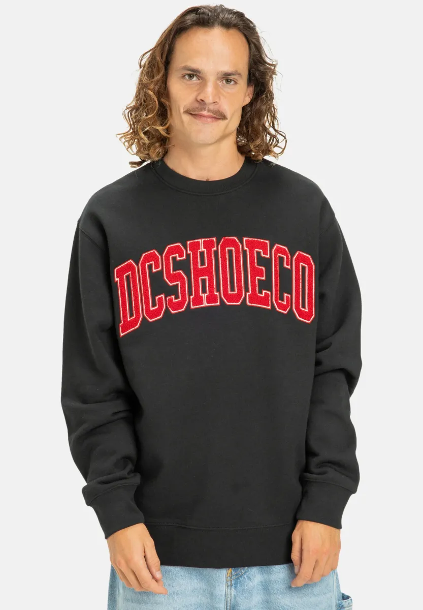 VARSITY CREW - Sweatshirt - kvj black