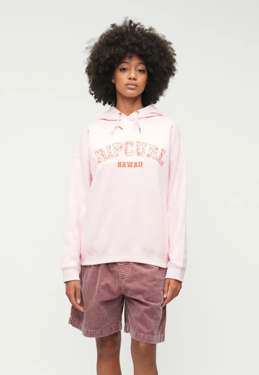 VARSITY DESTO HOODIE - Kapuzenpullover - soft pink hawaii