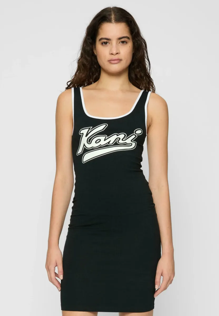 VARSITY - Etuikleid - black