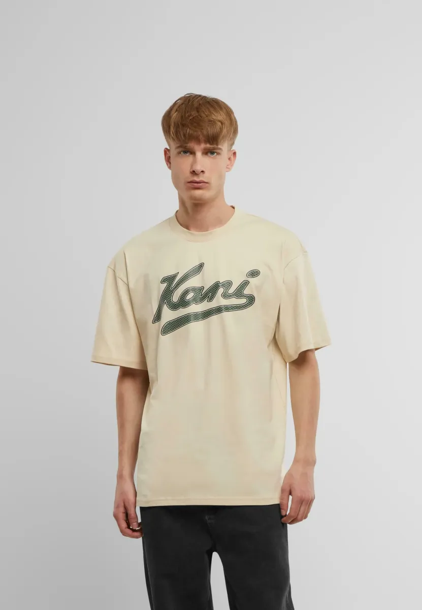 VARSITY PALM - T-Shirt print - beige