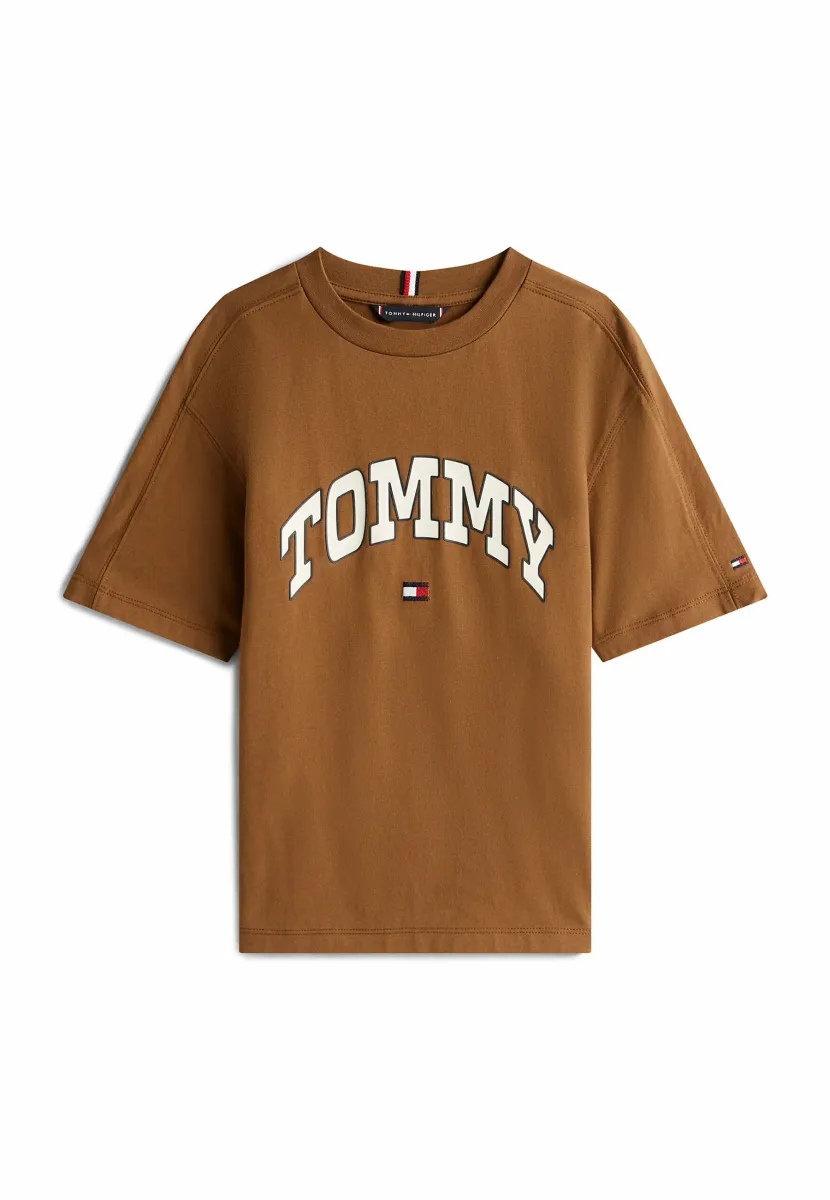 VARSITY RAISED - T-Shirt print - pecan nut