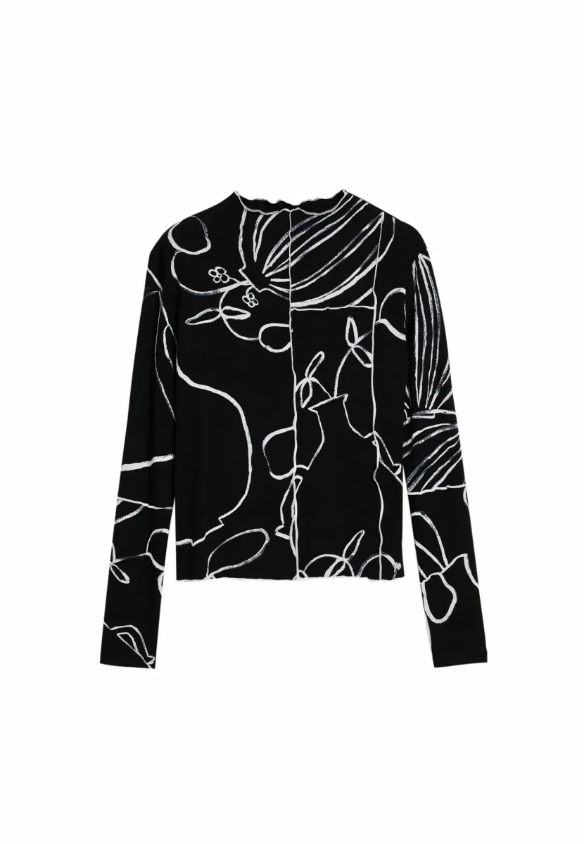 VASE SILHOUETTES  - Langarmshirt - white