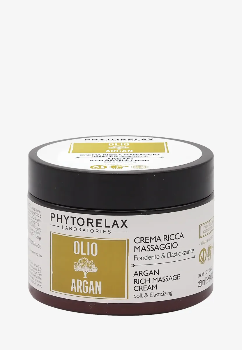 VEGAN & ORGANIC ARGAN - SOFT & ELASTICIZING RICH MASSAGE CREAM - Feuchtigkeitspflege