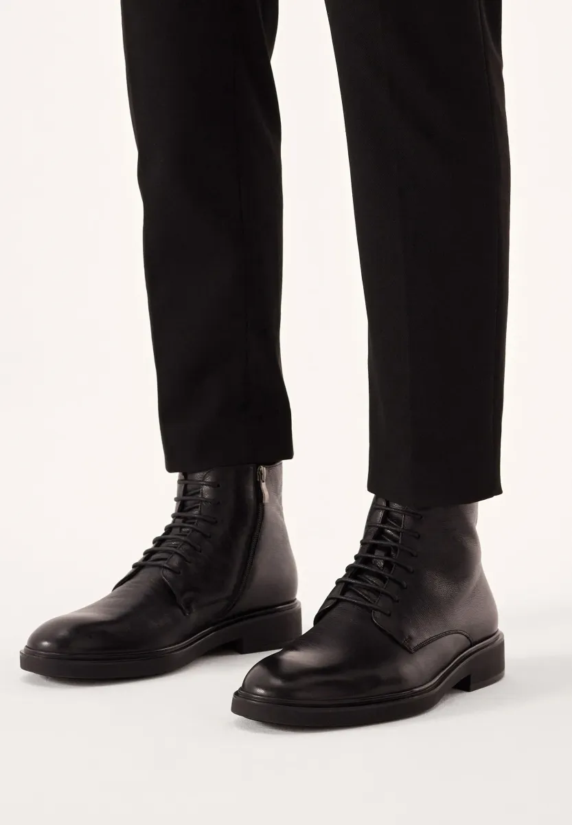 VEKUNUS - Schnürstiefelette - black
