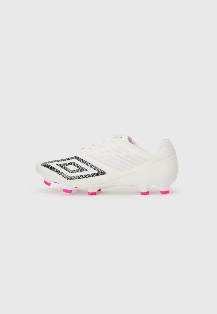 VELOCITA DECIMO TEAM - Fußballschuhe für festen Untergrund - white/black/pink glo