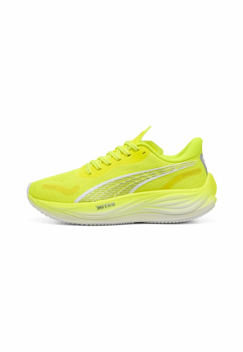 VELOCITY NITRO - Laufschuh Straße - yellow alert white
