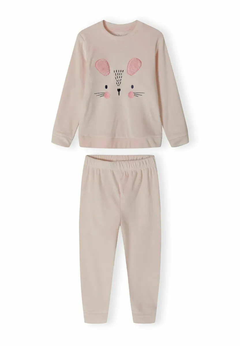 VELOUR LONG SLEEVE SET - Nachtwäsche Set - light pink