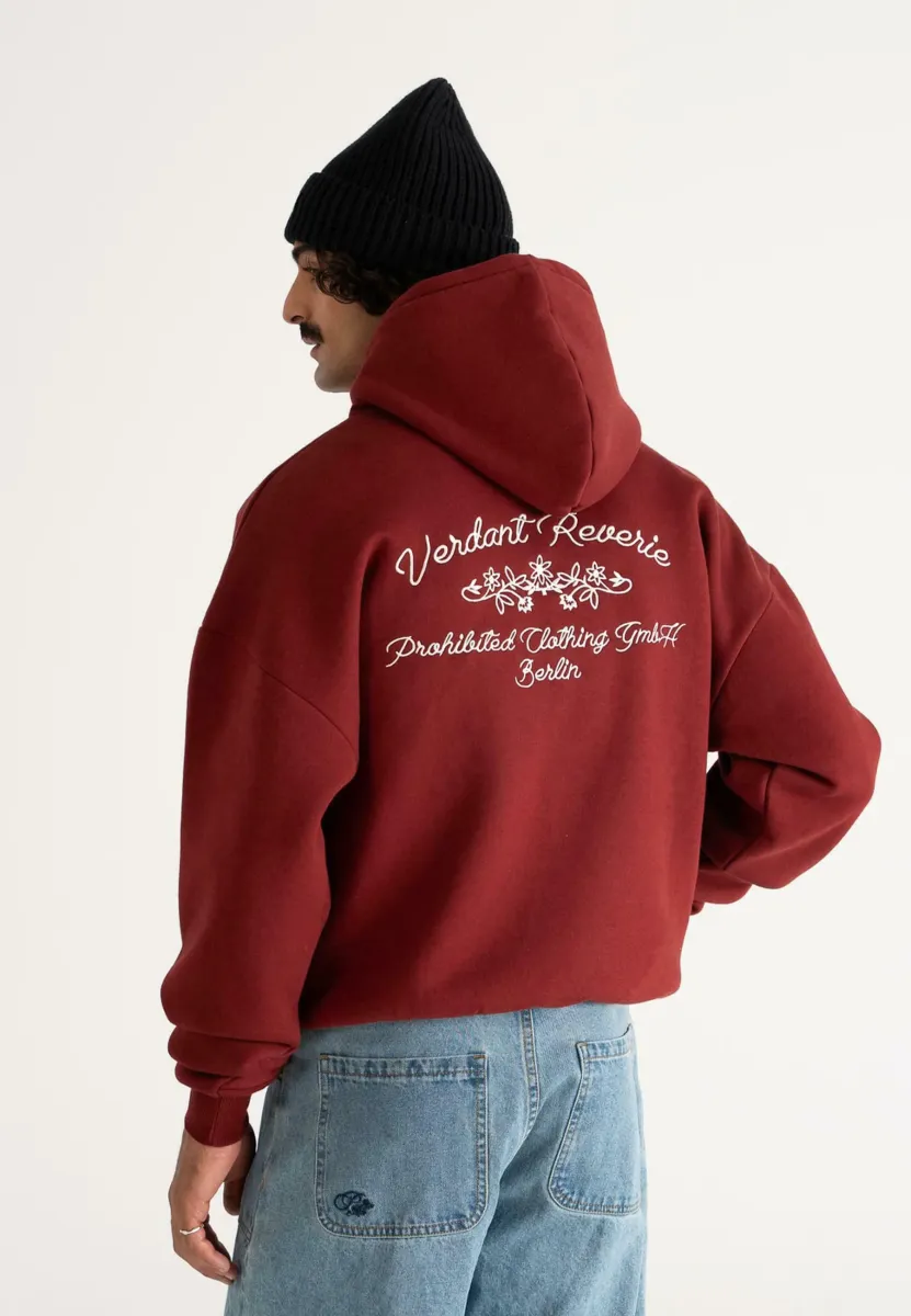 VERDANT REVERIE - Kapuzenpullover - red