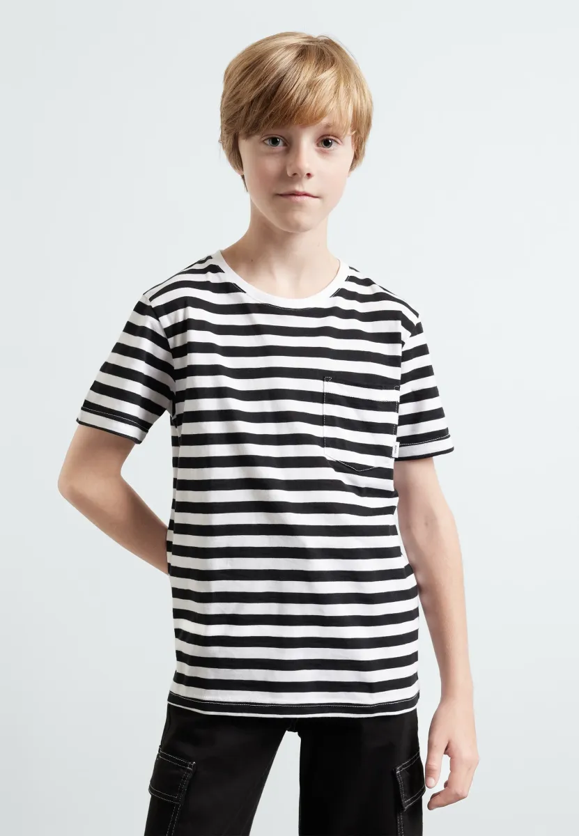 VERKSTAD UNISEX - T-Shirt print - black/white