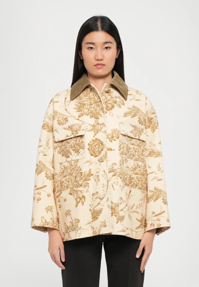 VERMEIL - Jeansjacke - beige