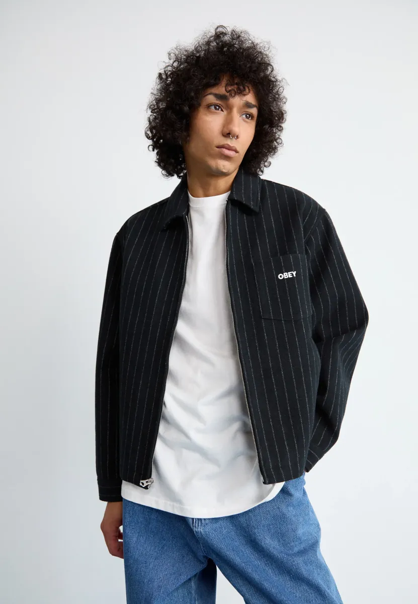 VERNON ZIP JACKET - Leichte Jacke - navy/multi-coloured