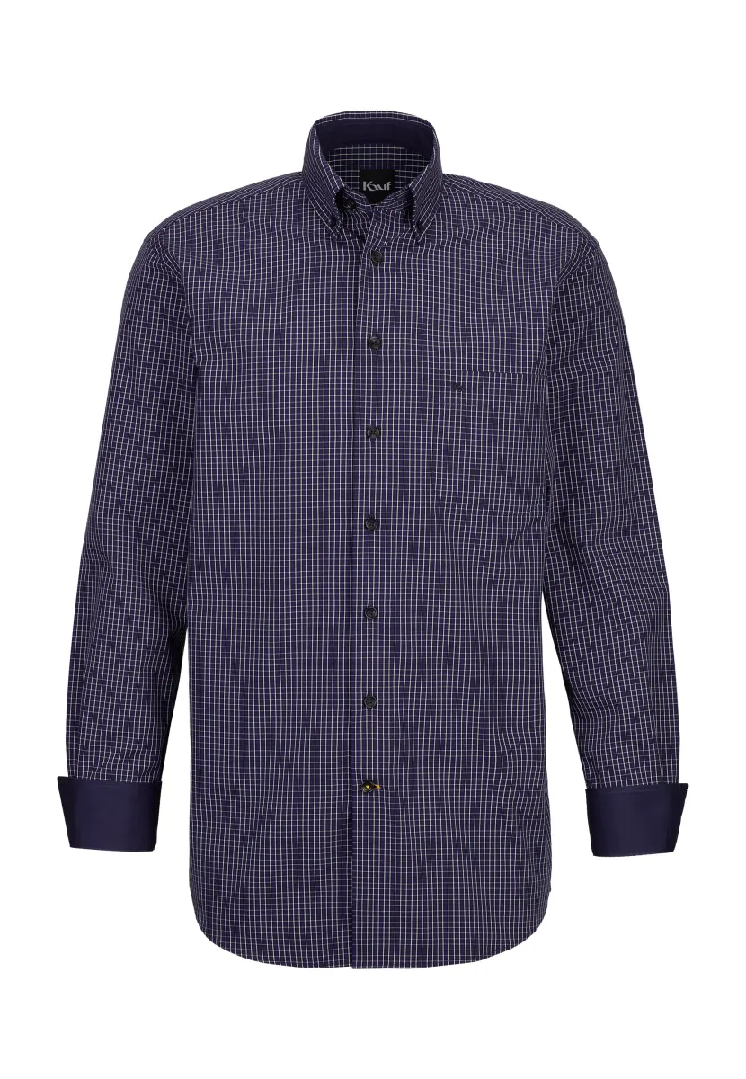 VERONA BUTTON DOWN LANGARM  - Hemd - dark blue