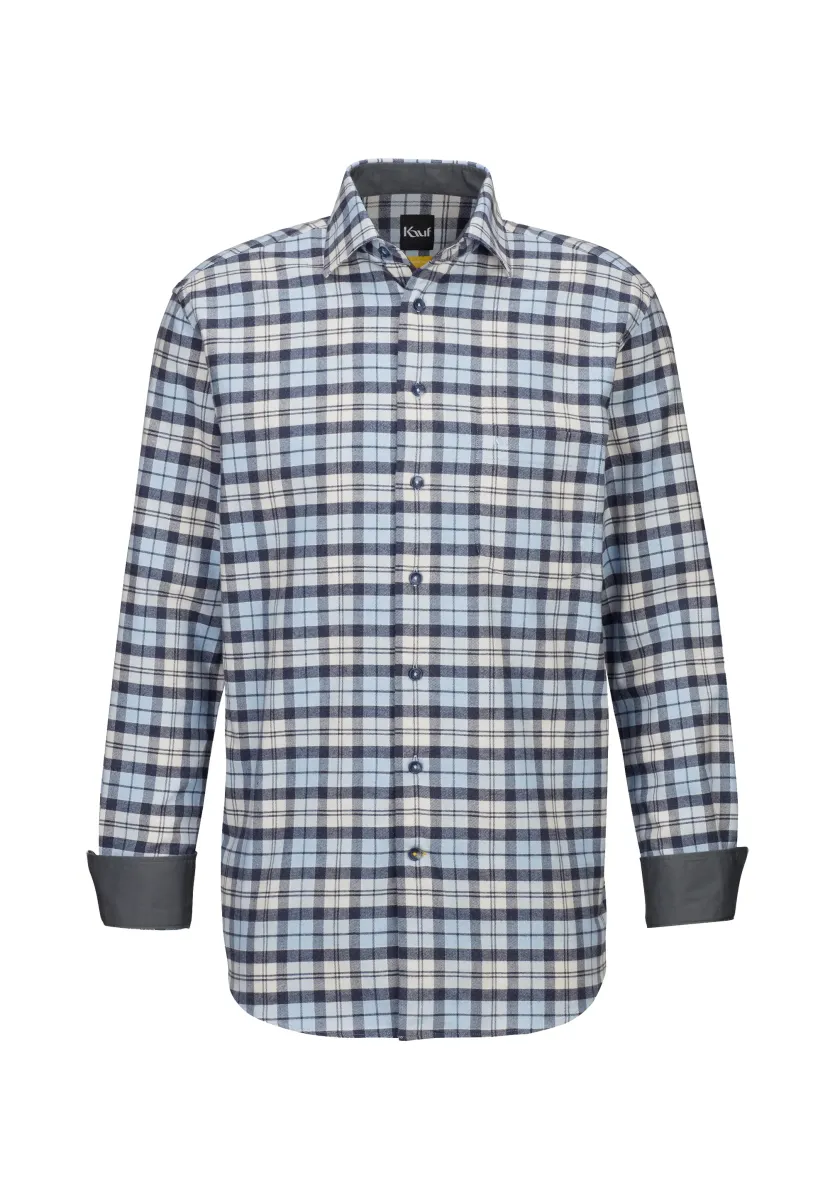 VERONA KENT LANGARM MODERN FIT - Hemd - blue