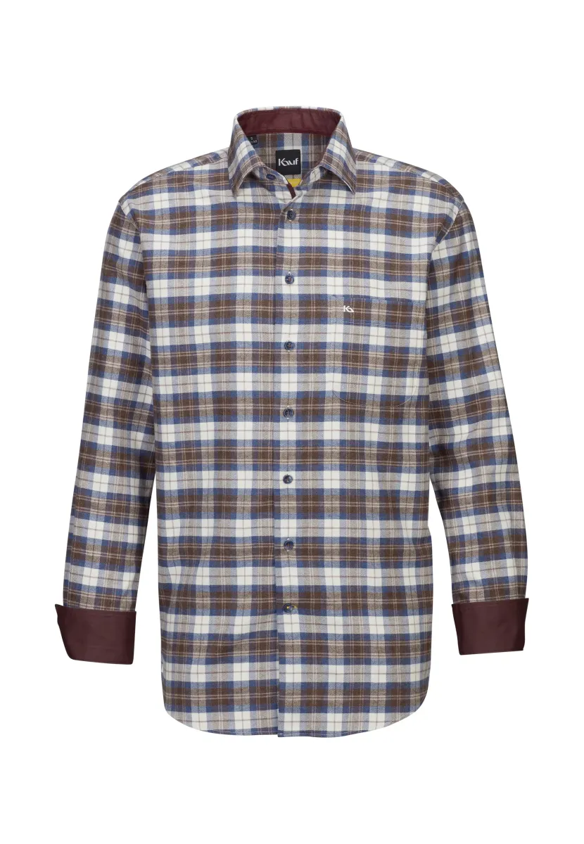 VERONA LANGARM MODERN  - Hemd - brown