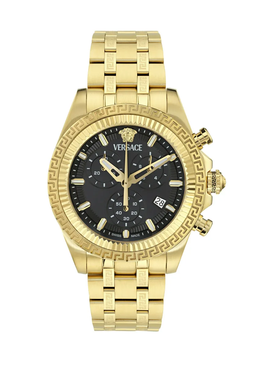 VERSACE FORNAX - Chronograph - gold-tone and black