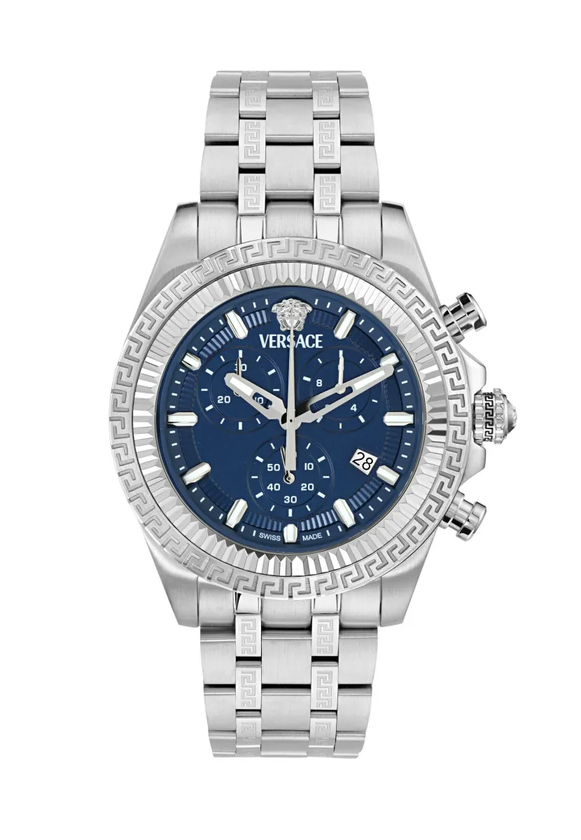 VERSACE FORNAX - Chronograph - silver tone