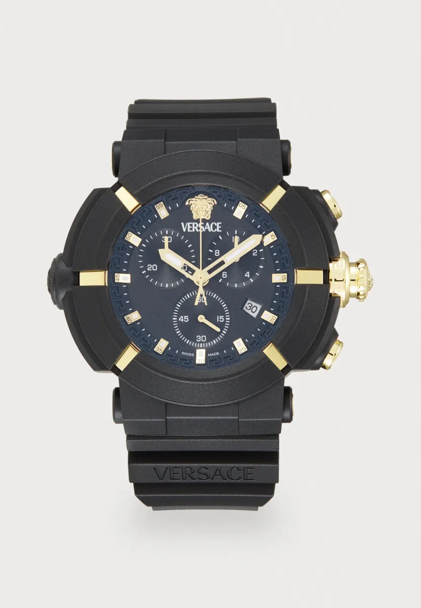 VERSACE REAL ACTIVE CHRONO - Chronograph - black