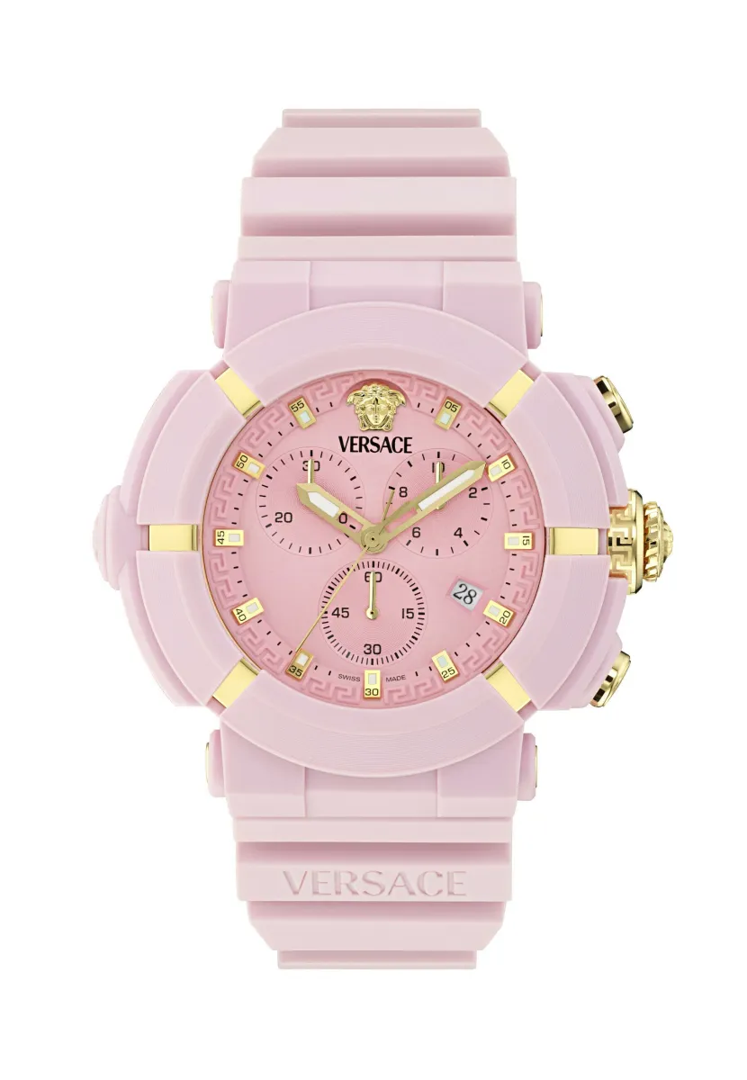 VERSACE REAL ACTIVE CHRONO - Chronograph - pink