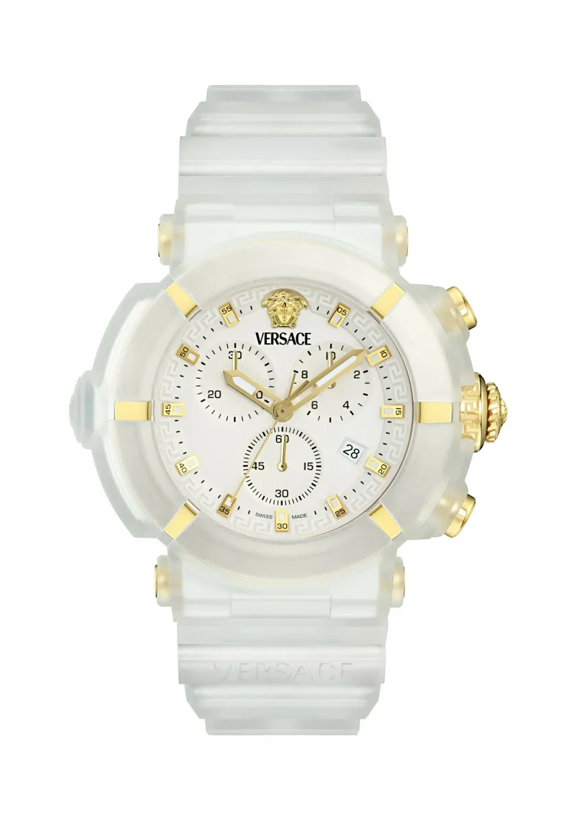 VERSACE REAL ACTIVE CHRONO - Chronograph - white