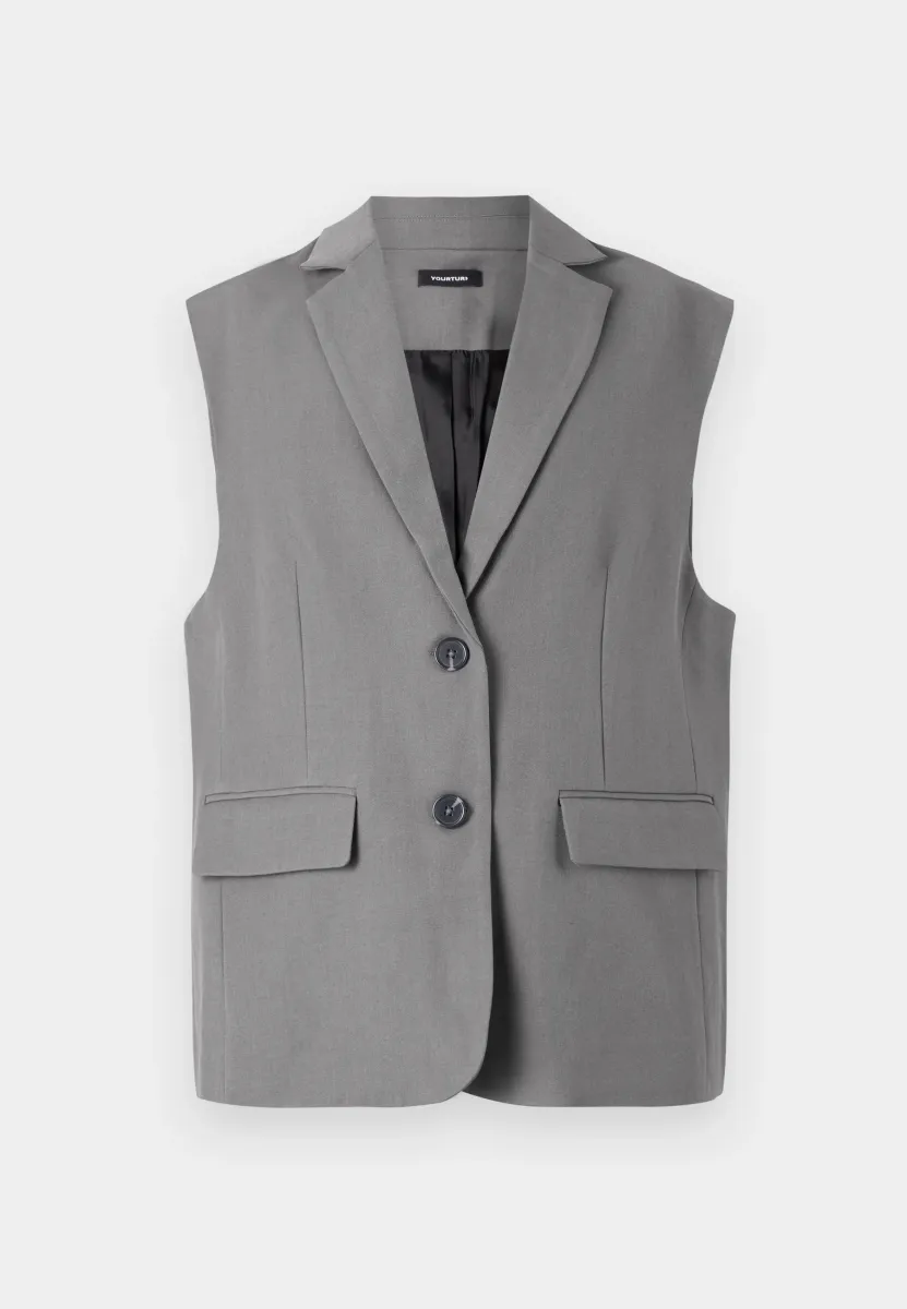 VEST UNISEX - Weste - dark grey