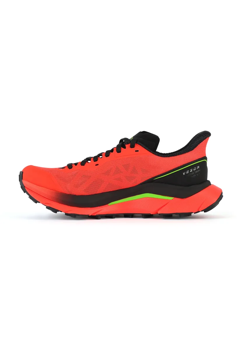 VEZOR - Laufschuh Trail - neon red