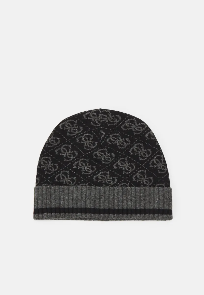 VEZZOLA BEANIE UNISEX - Mütze - black/dark black