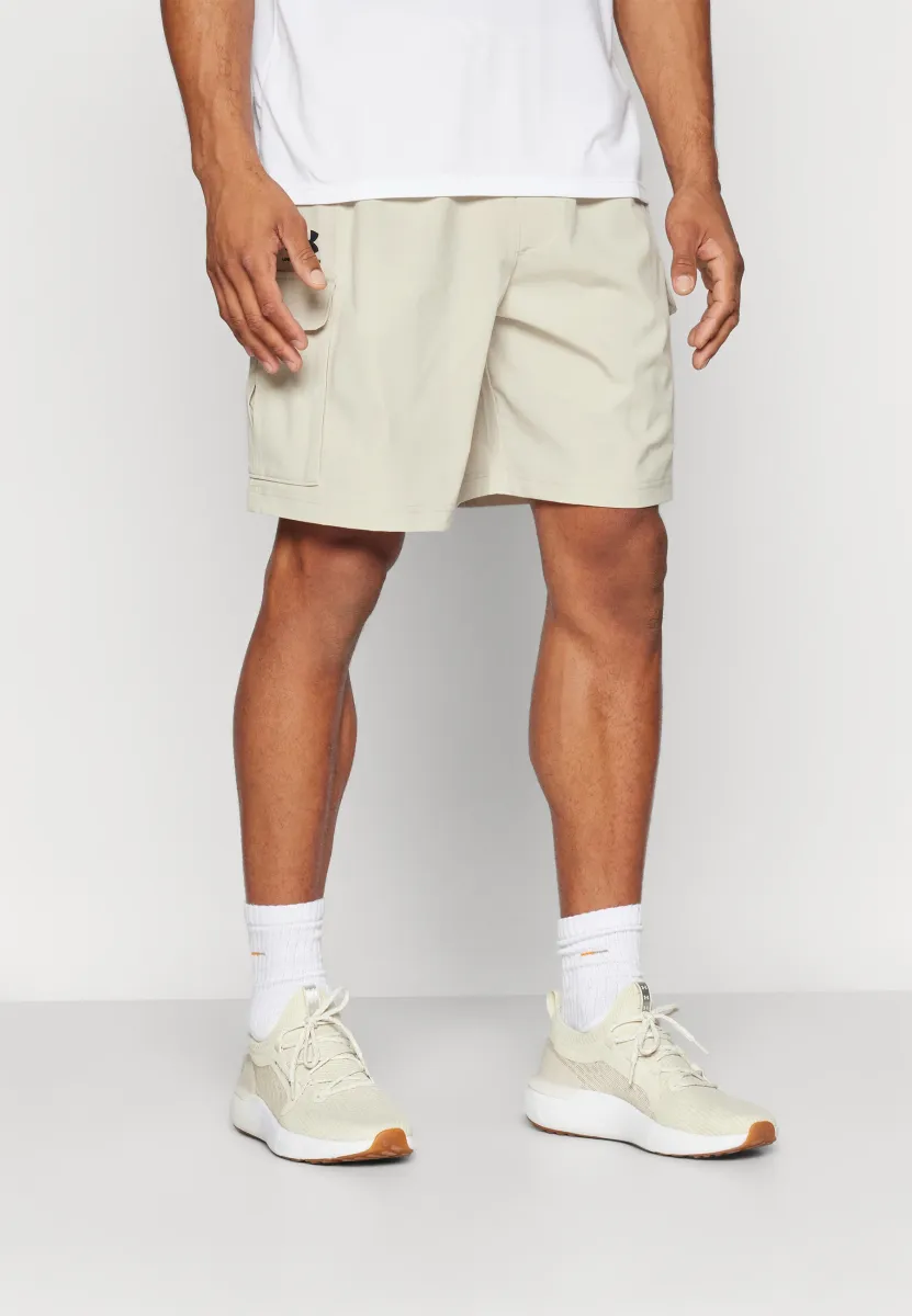 VIBE WOVEN - Kurze Sporthose - khaki base/black