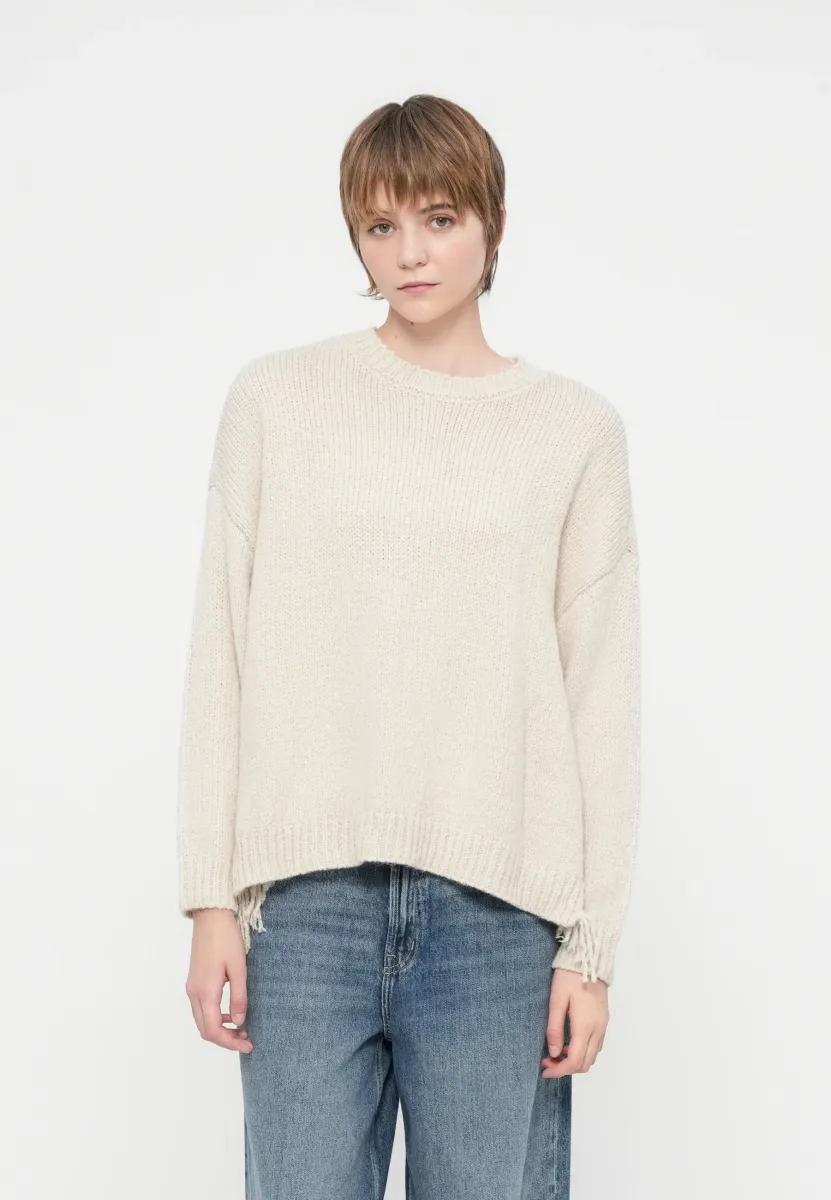 VIBITA O NECK  - Strickpullover - birch