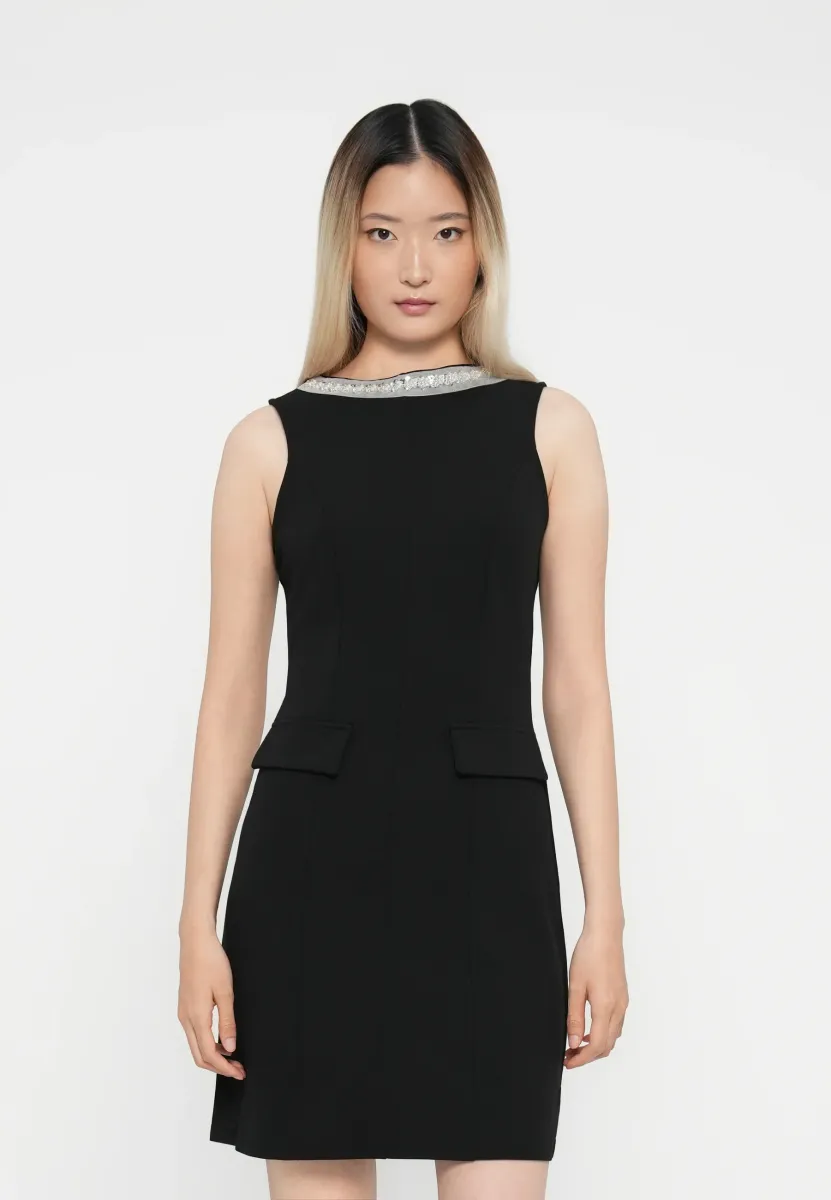 VICLARA SHORT OFFICE DRESS - Ballkleid - black