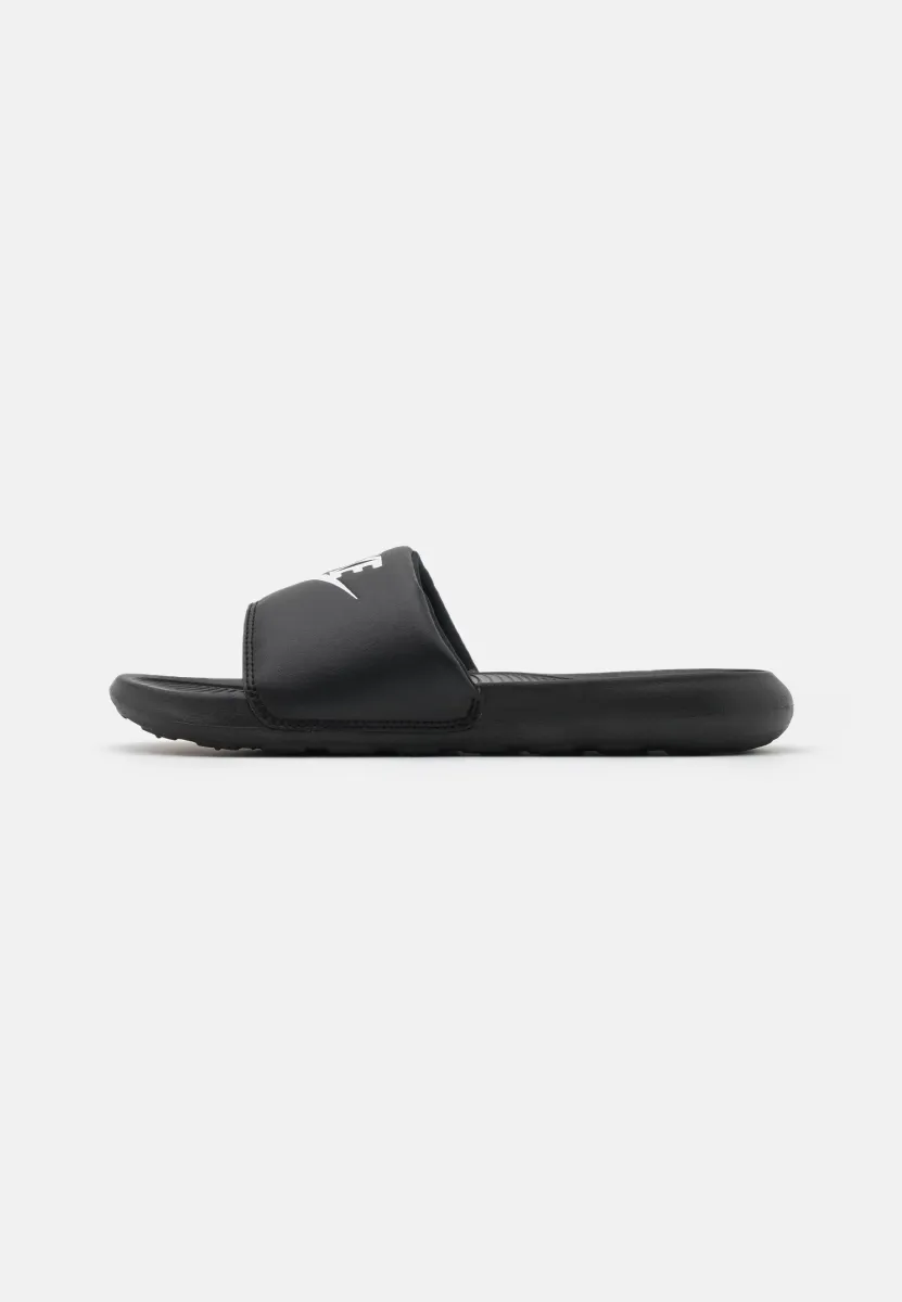 VICTORI ONE SLIDE - Pantolette flach - black/white