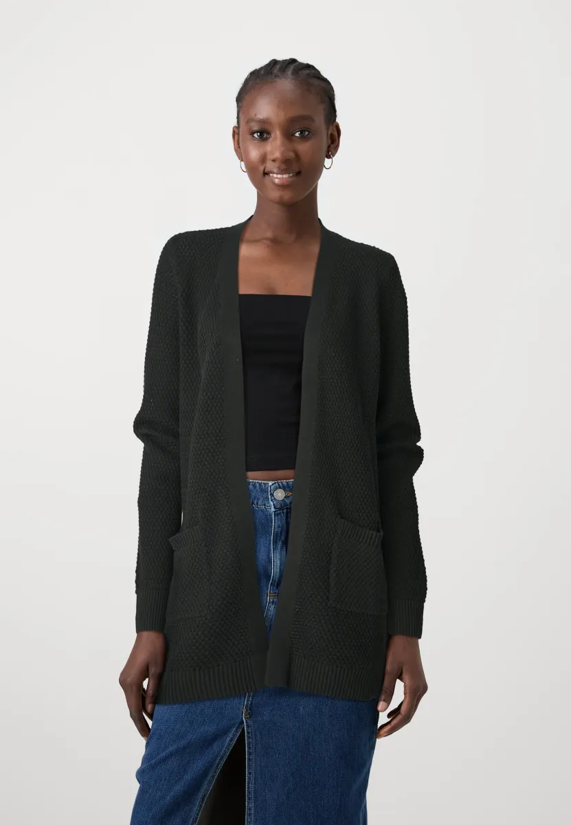 VIDALO  - Strickjacke - black