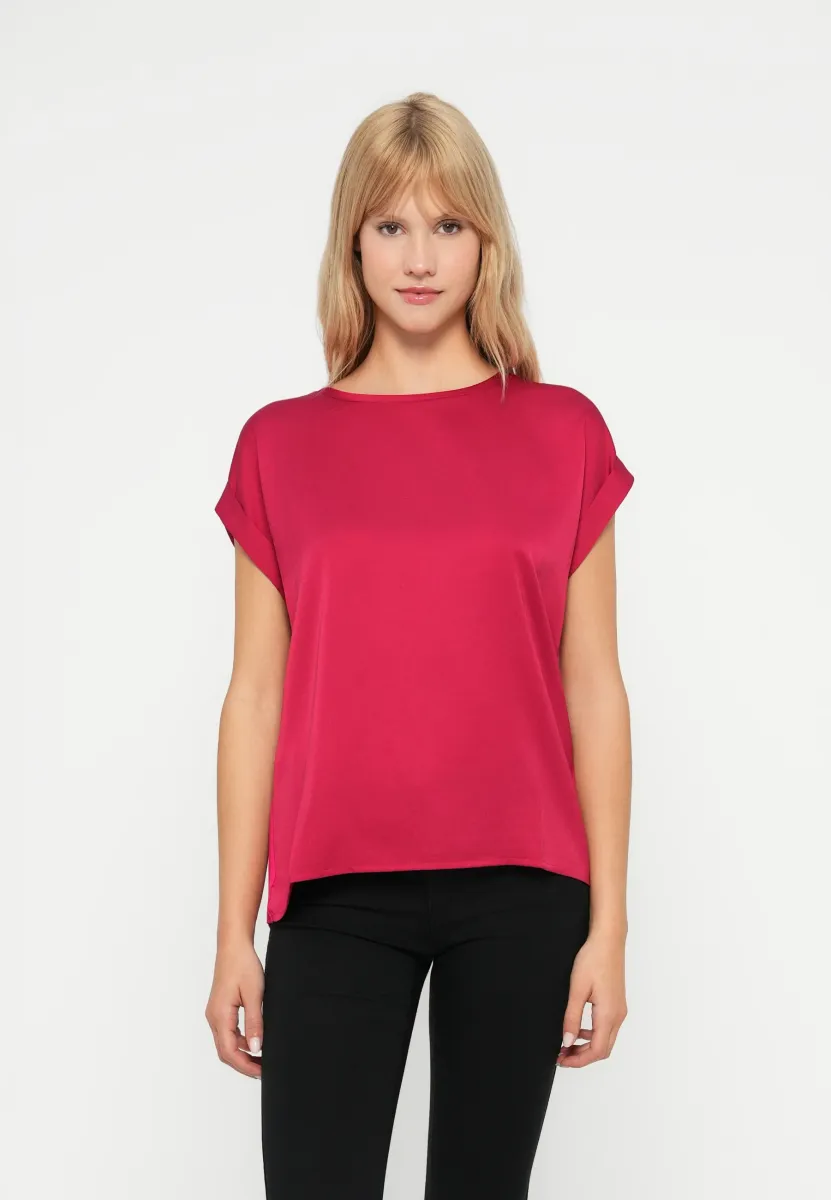 VIELLETTE - Bluse - cerise